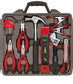 Apollo Tools DT0204 71 Piece Household Tool Kit with Most Reached for Hand Tools in Storage Case