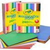 Crayola Bulk Construction Paper, Back To School Supplies, 10 Colors, 480 Pages