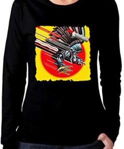 Judas Priest Screaming for Vengeance Womans Long Sleeve T-Shirts Sleeved Tops