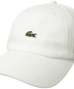 Lacoste Men's Embroidered Crocodile Cotton Cap