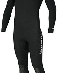 Lemorecn Mens Wetsuits Jumpsuit Neoprene 3/2mm and 5/4mm Full Body Diving Suit for Men and Women