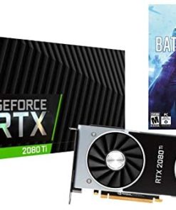 NVIDIA GeForce RTX 2080 Ti Founders Edition 11GB GDDR6 PCI Express 3.0 Graphics Card with Free Battlefield V Combo