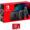 Nintendo 32GB Switch with Gray Joy-Con Controllers - with SanDisk 128GB UHS-I microSDXC Memory Card for The Switch