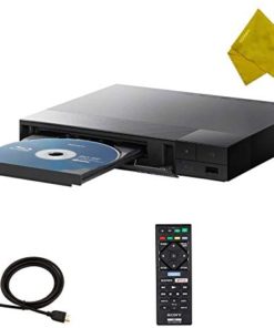 Streaming Blu-Ray Disc Player with Built-in Wi-Fi BDP-S3700 + HDStars HDMI 6 ft Cable + Fiber Cloth