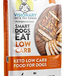 Visionary Pet - Keto Dog Food | Low Carb Kibble | High Protein | Natural Chicken Flavor | Grain Free Dry Dog Food with Natural Formula for Lifelong Health & Happiness