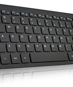 Wireless Keyboard, TeckNet 2.4GHz Ultra Slim Portable Compact Size Whisper-Quite Small Wireless Keyboard for PC, Desktop, Smart TV, Notebook, Laptop, Windows XP/Vista / 7/8 / 10